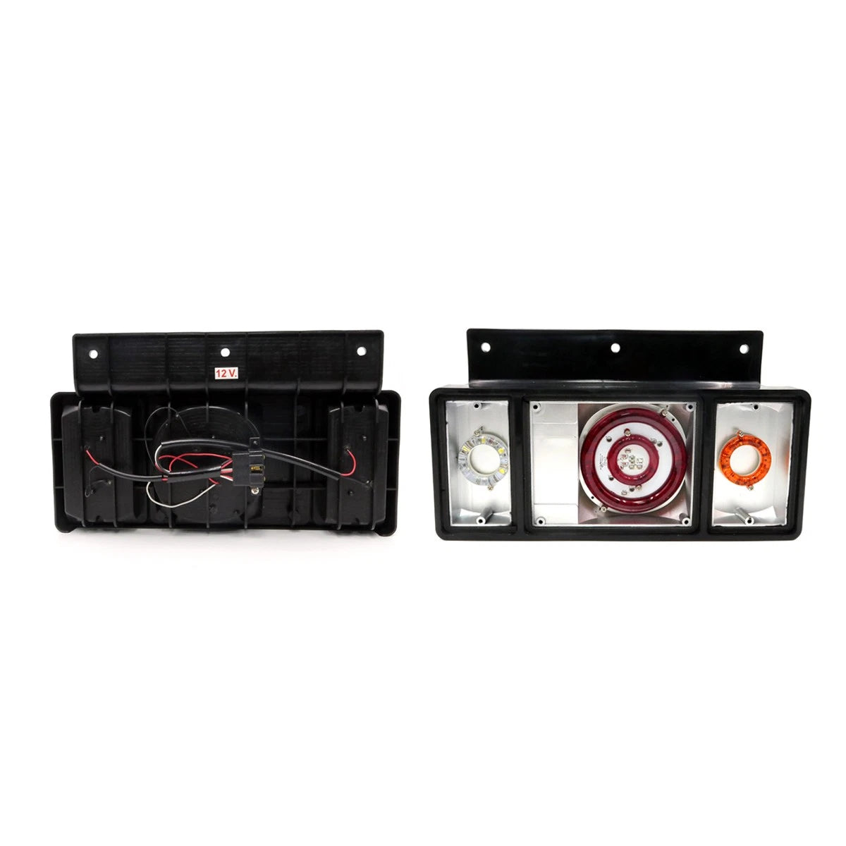 Set of 2 LED Rear Tail Lights for Isuzu Elf 250 Truck (1986–2016)