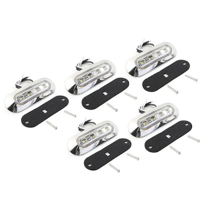 5 x LED Side Clearance Marker Lights for Truck Trailer Pickup 12V 24V