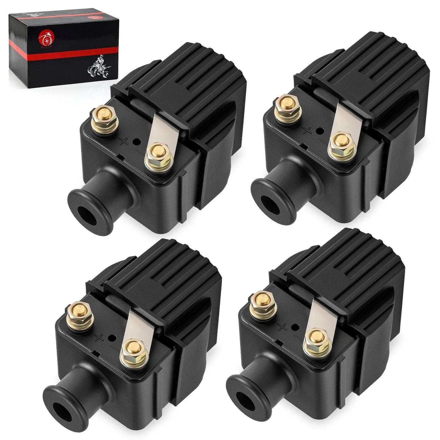 4PCS Ignition Coil for Mercury & Mariner 40HP-140HP (1998–2006)