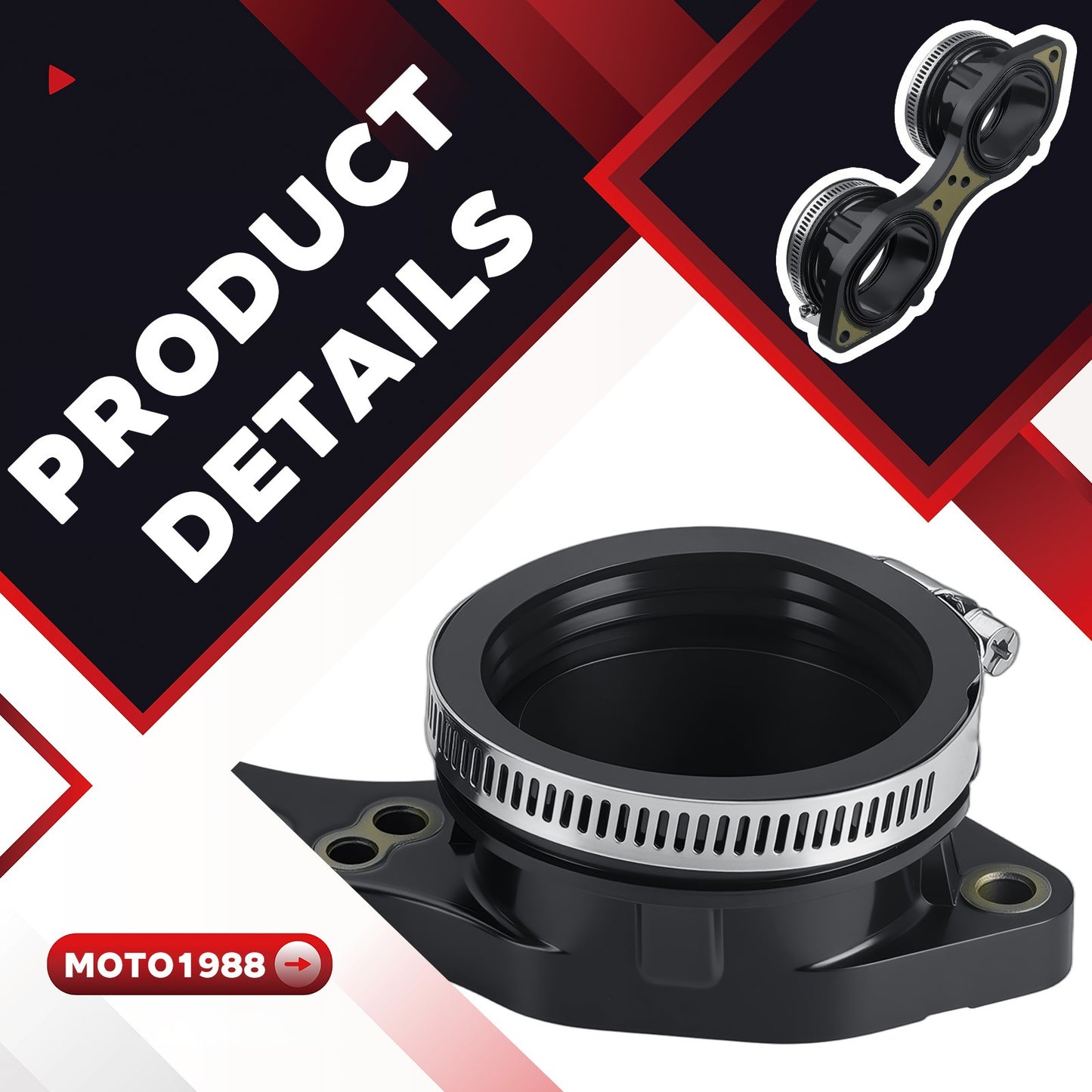 Throttle Body Adaptor for Polaris General XP 1000 / XP 4 1000 (2021–2025)