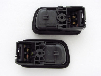 Inner Door Handle Pair for Nissan Navara D22 Ute Pickup Grey Interior