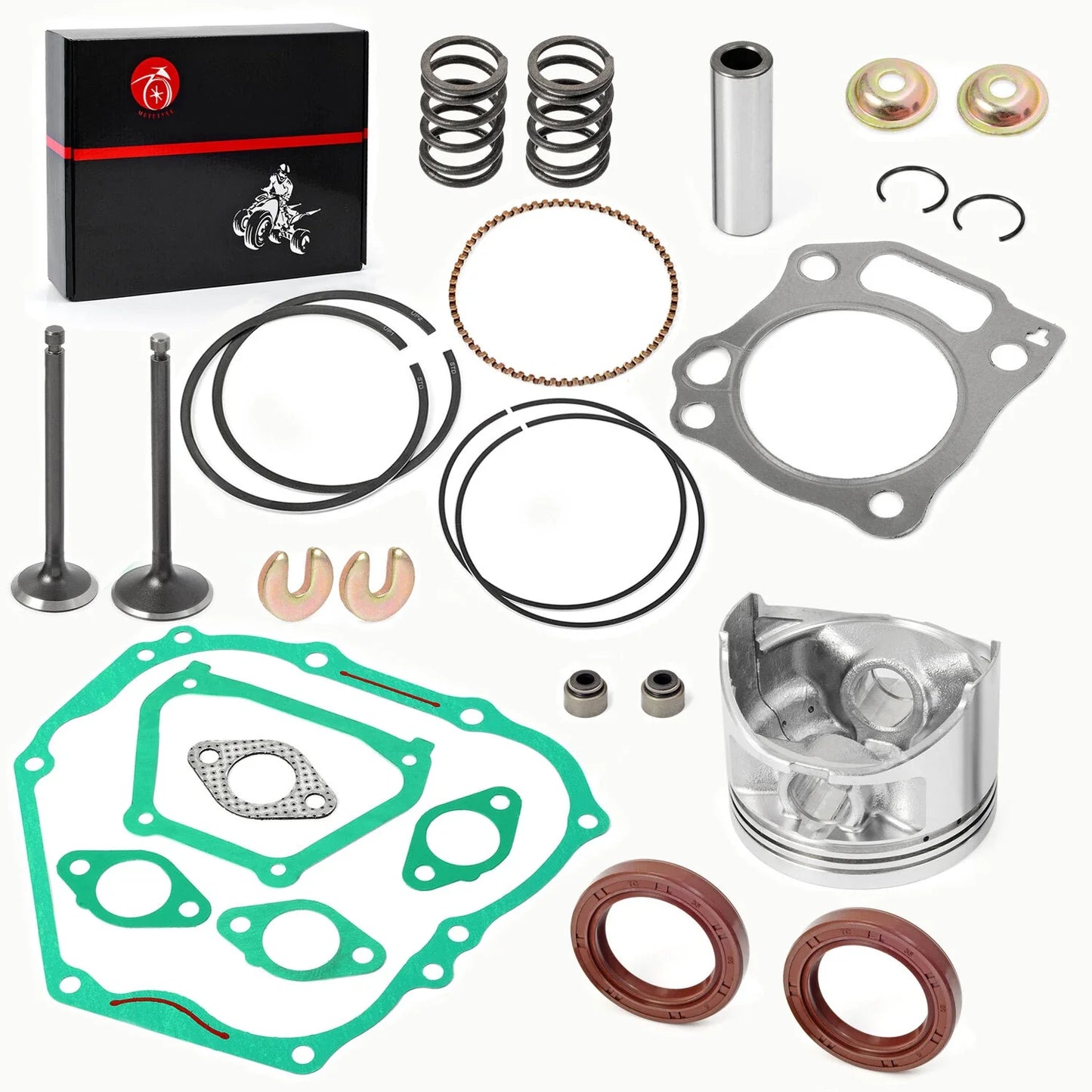 Engine Top End Rebuild Kit Gasket for YAMAHA Golf Cart G21/G22 (1994–2001)