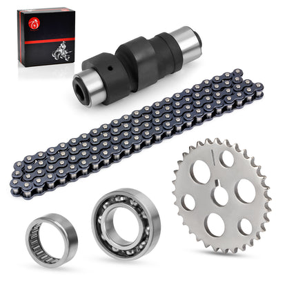 Timing Cam Chain Gear Bearings Kit for Yamaha Warrior Wolverine Big Bear (1990–2006)