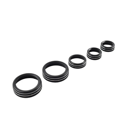 AC Headlight Switch Knob Ring for Ford Maverick (2022-2023) Black