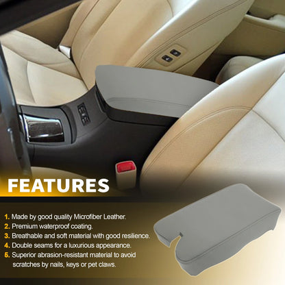 Leather Center Console Lid Armrest Cover for Lexus ES350 (2007–2009)