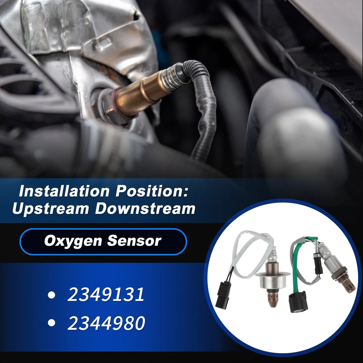 2X Oxygen Sensor for Honda CR-V 2.4 L4 (2012–2019)