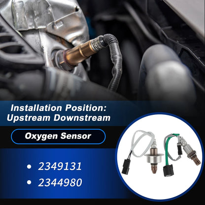 2X Oxygen Sensor for Honda CR-V 2.4 L4 (2012–2019)