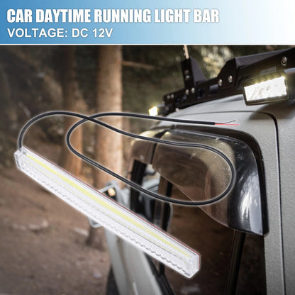 Set of 2 Daytime Running Light Bar COB for Car