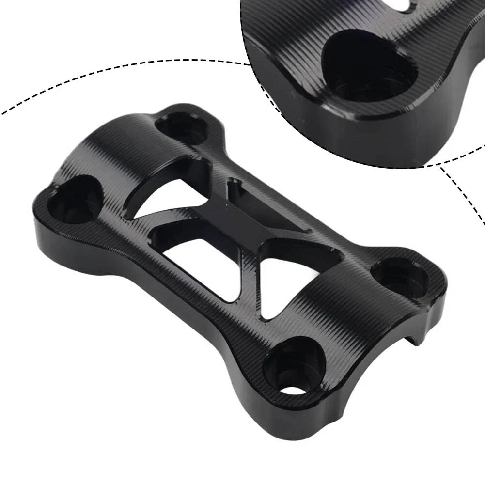 Handlebar Riser Mount Clamp Cover Black for Honda CB500X (2019-2022)
