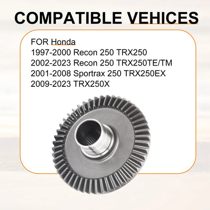 Rear Final Drive Ring Gear for Honda Recon 250 (1997–2023)