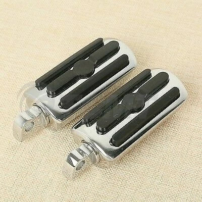 Chrome Passenger Footpeg Pegs Bracket Mount for Harley Touring (1993-2025)