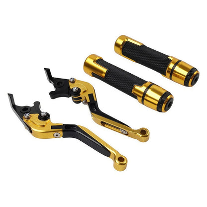 Handlebar Grips & Brake Clutch Levers Set for Kawasaki ZX10R/RR/KRT/SE (2011–2023)