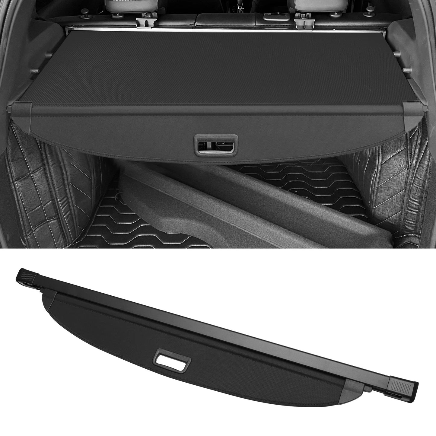 Retractable Cargo Cover for Kia Sportage (2017–2023) Gloss Black