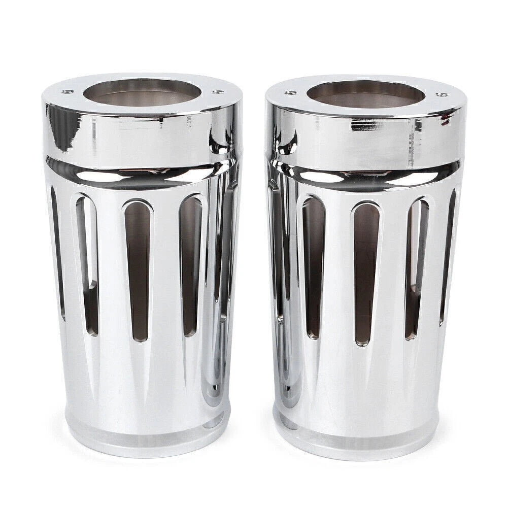 2X Front Fork Boot Slider Cover for Harley Touring FLHT FLTR FLHR FLHX (1984–2013)