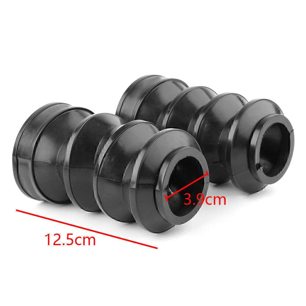 39mm Fork Rubber Gaiters for Harley Iron 883, Sportster 1200 (2004-2023)