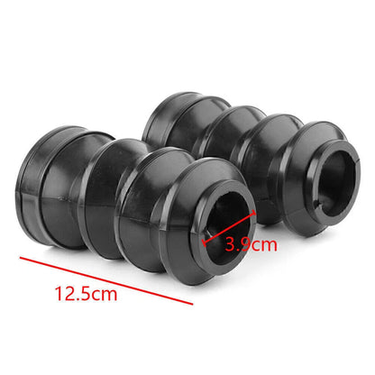 39mm Fork Rubber Gaiters for Harley Iron 883, Sportster 1200 (2004-2023)