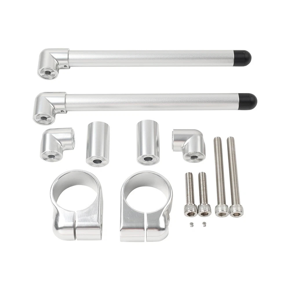 58MM Cafe Racer Clip-On Handlebar for Universal Motorcycle (7/8")