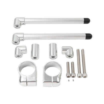 58MM Cafe Racer Clip-On Handlebar for Universal Motorcycle (7/8")