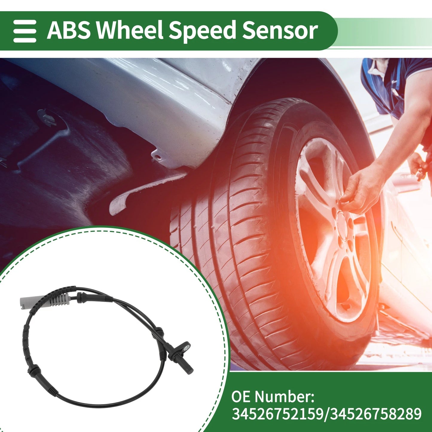 ABS Wheel Speed Sensor for BMW E65 (2002–2008) No. 34526752159/34526758289