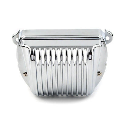1X Chrome Front Voltage Regulator Cover Accent for Harley Bagger (1997–2011)