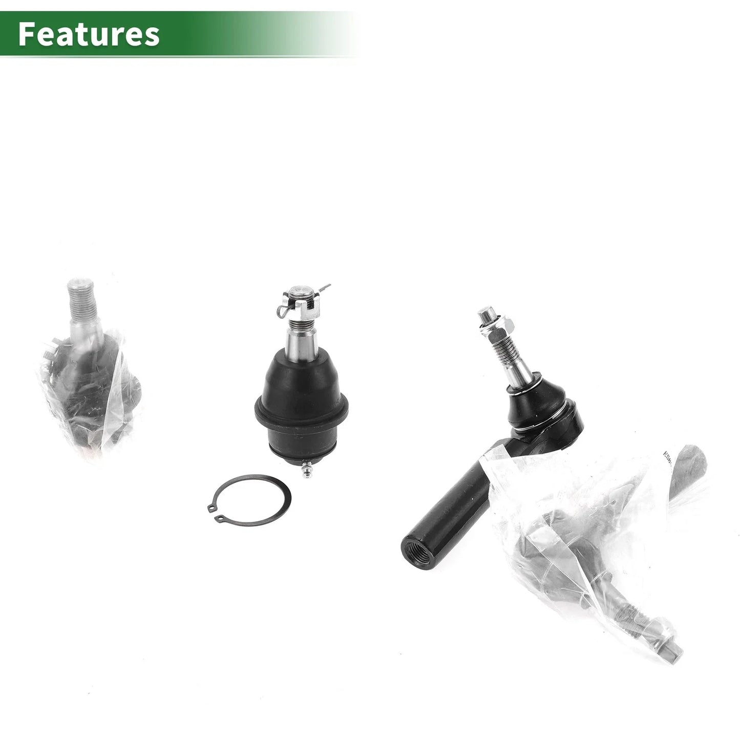 4 Pcs Front Suspension Kit Tie Rod Ends & Ball Joints for Chevrolet Silverado 1500
