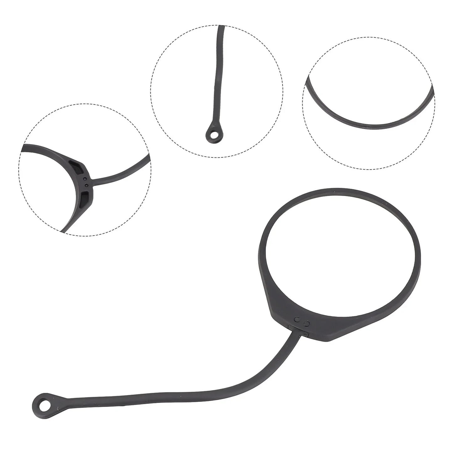 Anti Lost Fuel Tank Cap Cord / Press on Attachment for Golf A1-A8
