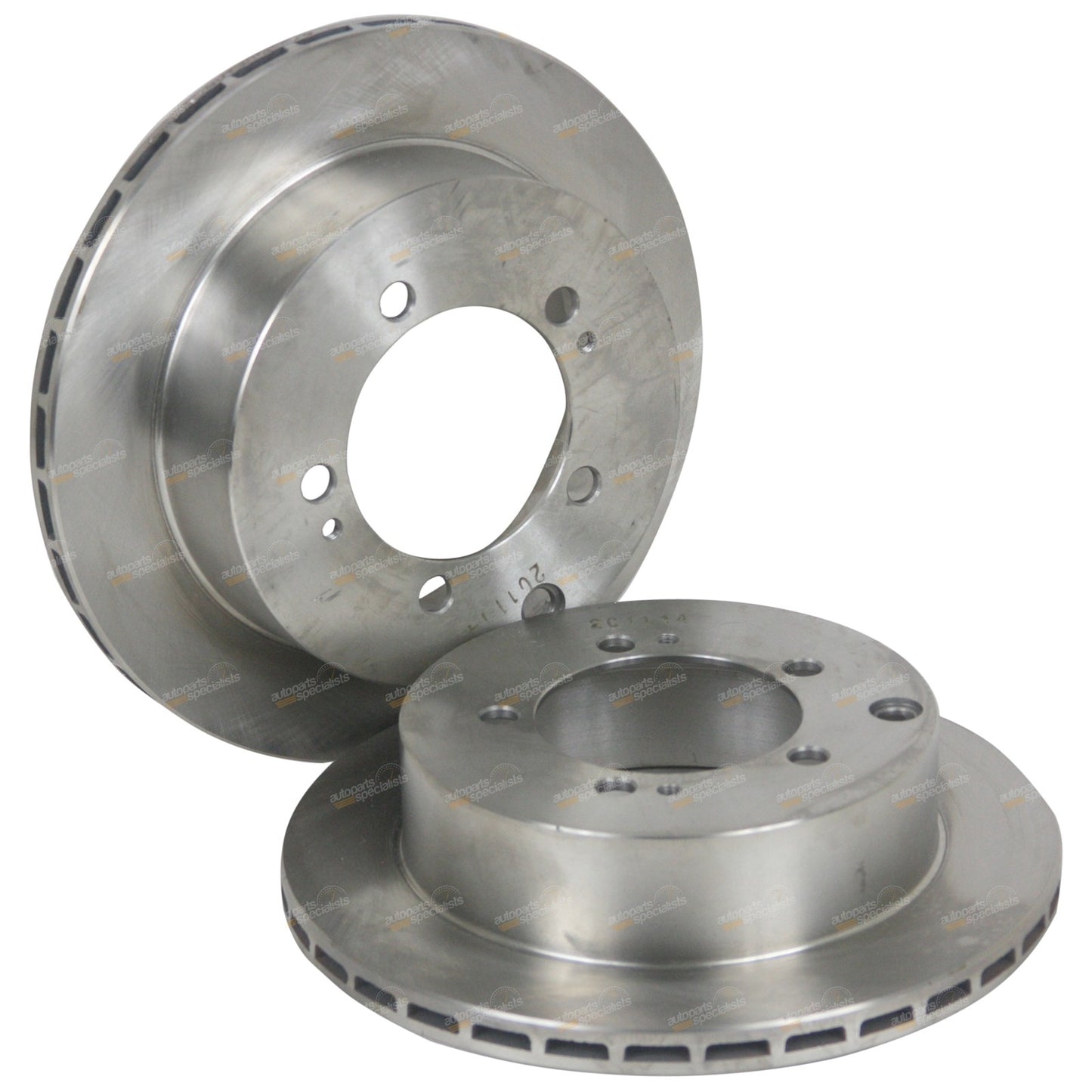 2 Rear Disc Brake Rotors for Mitsubishi Magna TS (1994–1996)