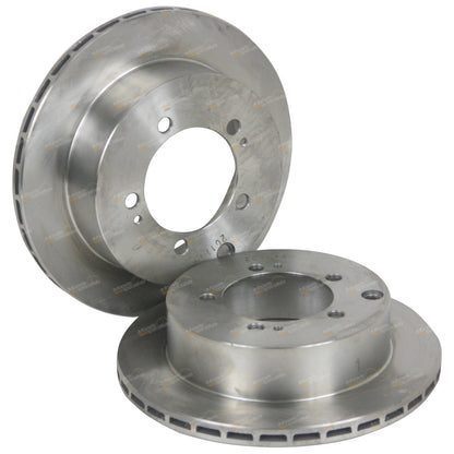 2 Rear Disc Brake Rotors for Mitsubishi Magna TS (1994–1996)