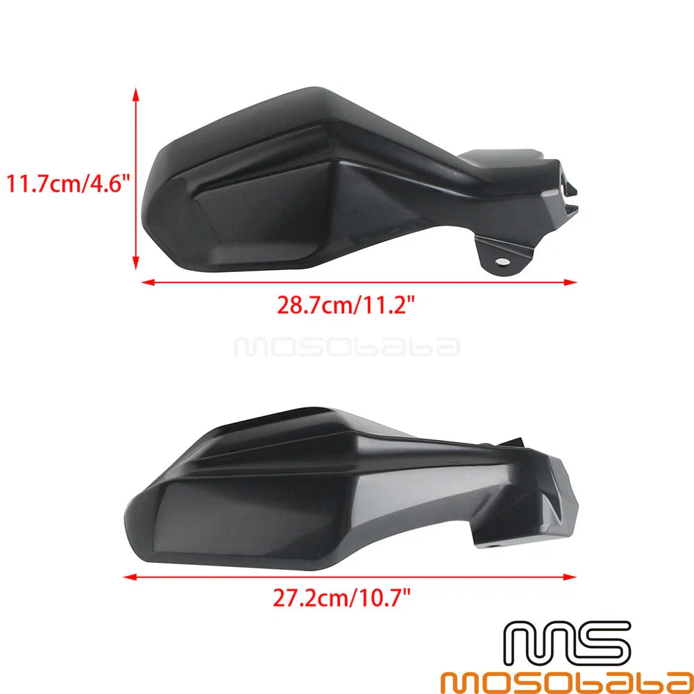 Black Handguard Cover Shield Wind Protector for Kawasaki KLX230 (2020-2024)