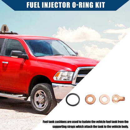 Set of Fuel Injector Seal Installation Kit for Dodge 12v 4bt 6bt 5.9L (1991–1998)