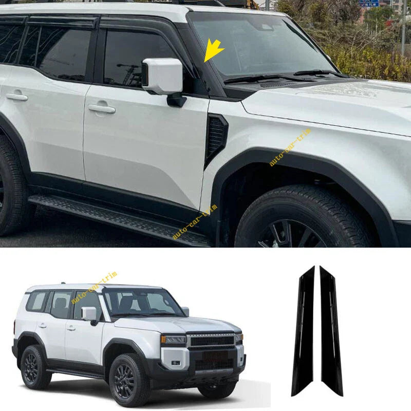 ABS Windshield A-pillar Cover Trim for Toyota Land Cruiser (2024–2025)