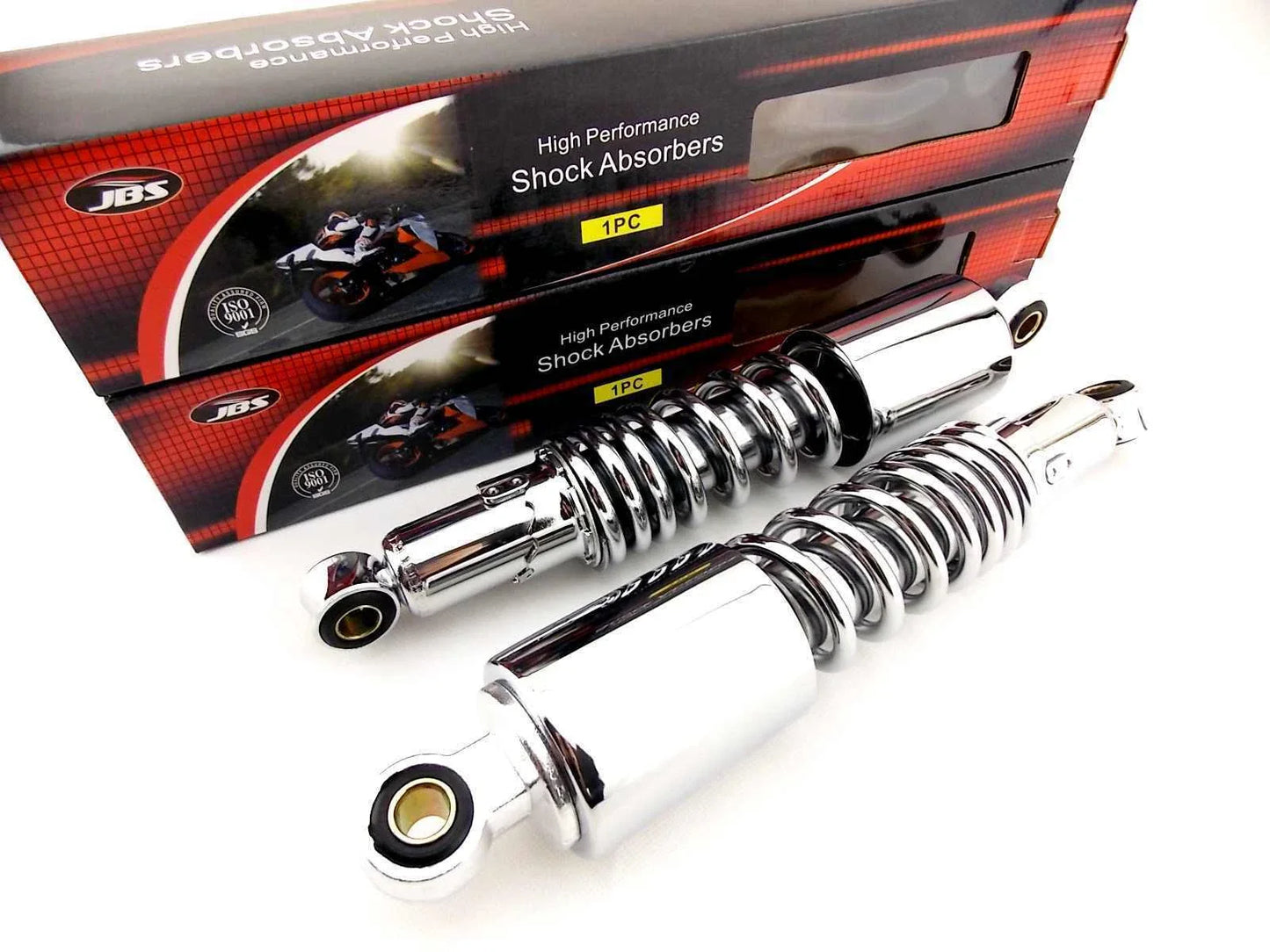 300mm JBS Chrome Rear Shock Absorbers for Kawasaki EL250