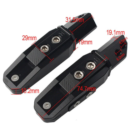 Blue Rear Passenger Foot Pegs for Honda CBR600RR CBR600 F4/F4I (2003-2012)