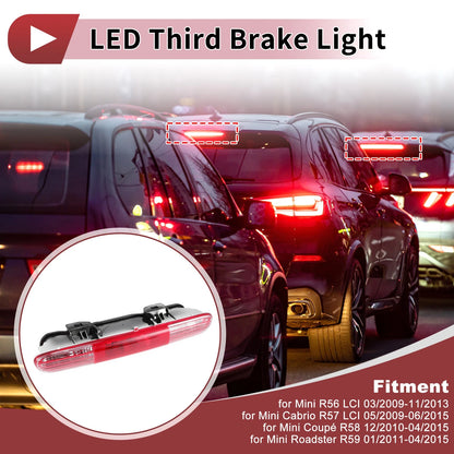 LED Third Brake Light for Mini Cooper R56 R57 R58 (2007–2015) 63247255925