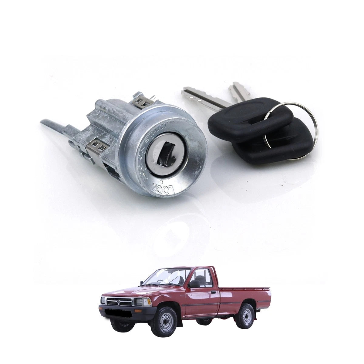 Ignition Switch Cylinder with Key for Toyota Hilux Pickup (1988–1997)