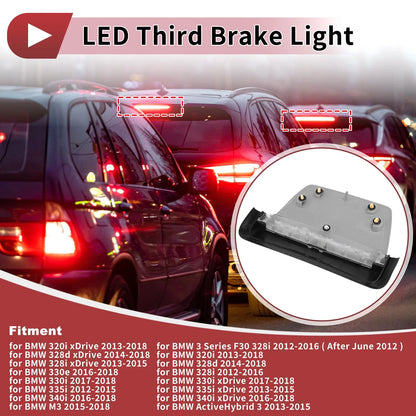 LED Third Brake Light Lamp for BMW 3 Series F30 Gray