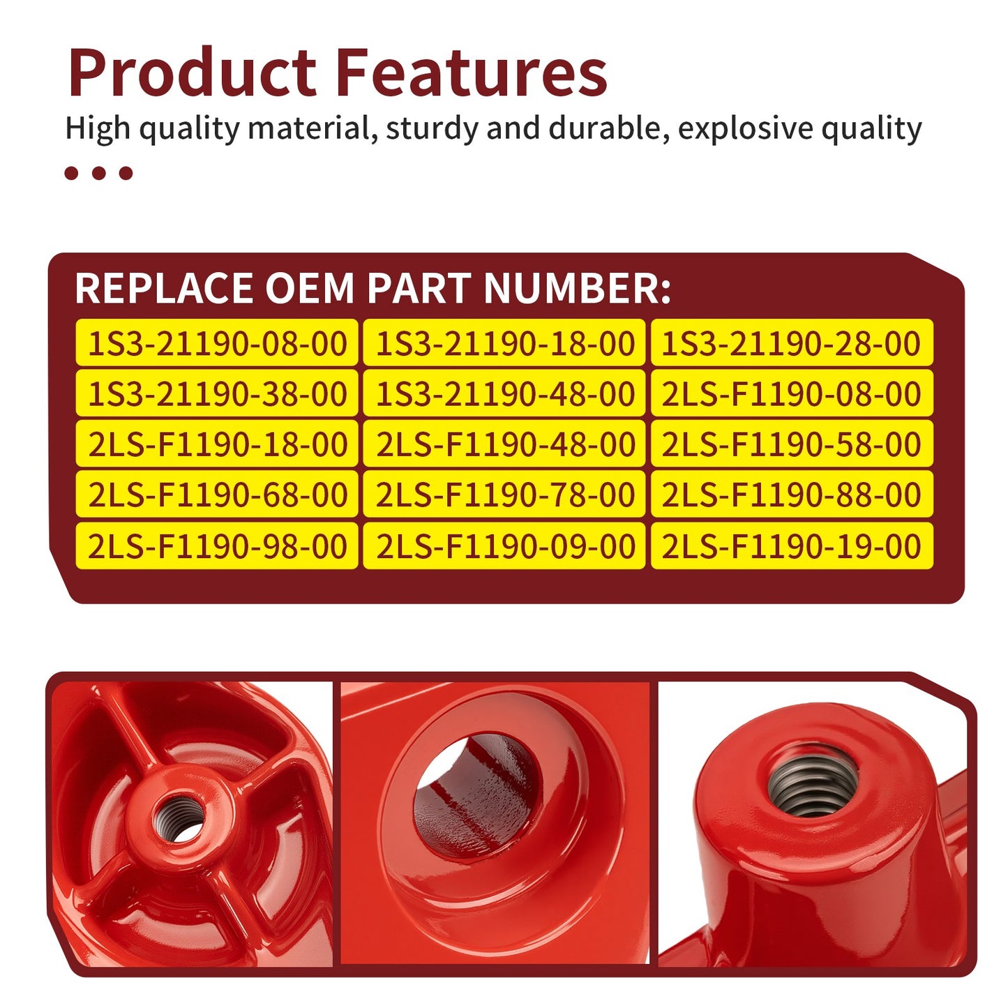 Aluminum Red Sub Frame with Bolts for Yamaha Raptor 700 (2006–2024)