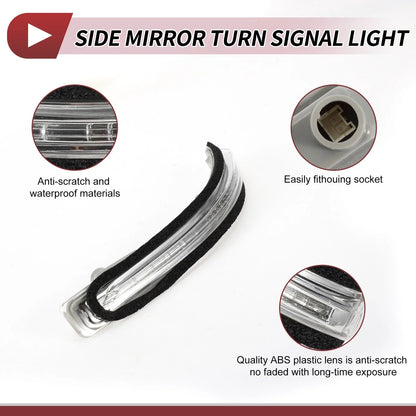 Car Mirror Turn Signal Light for Hyundai I20 2014-2020 Left LED
