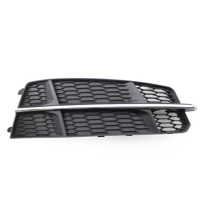 Right Front Bumper Lower Grille for Audi A6 C7 (2014-2018) Black Chrome