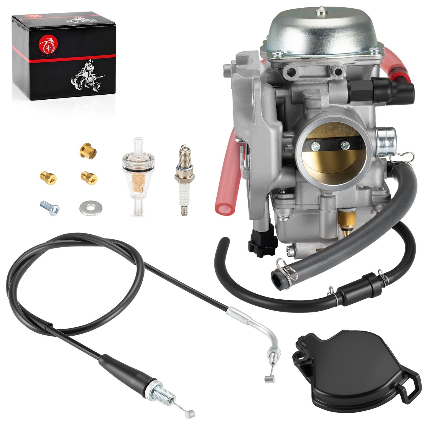 Carburetor with Throttle Cable for Kawasaki Prairie 360 (2003–2013)