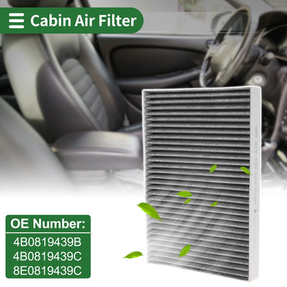Cabin Air Filter No.4B0819439B for Audi A4 B6 (2000–2004) 1 Pc