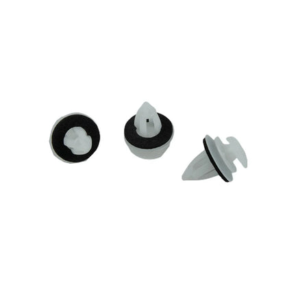 Fastener Clips 100pcs White With Seal Ring Fender Replacement Rivets for Car