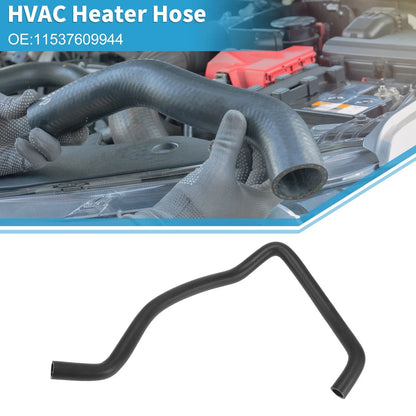 HVAC Heater Hose for BMW X5 xDrive30i 3.0L Rubber Black (2010)