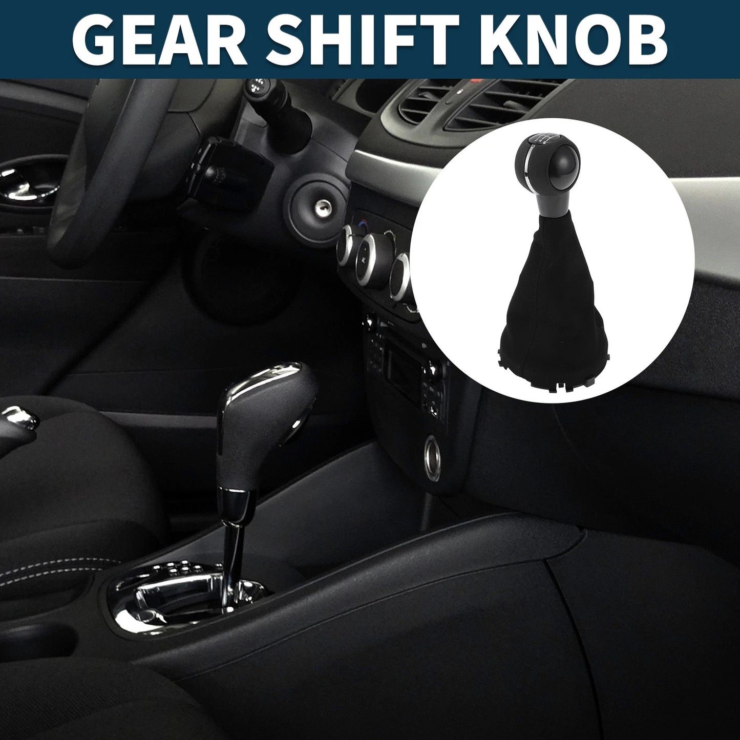 6 Speed Manual Gear Shift Knob with Cover for Mini Cooper F55 F56 (2014–2023)