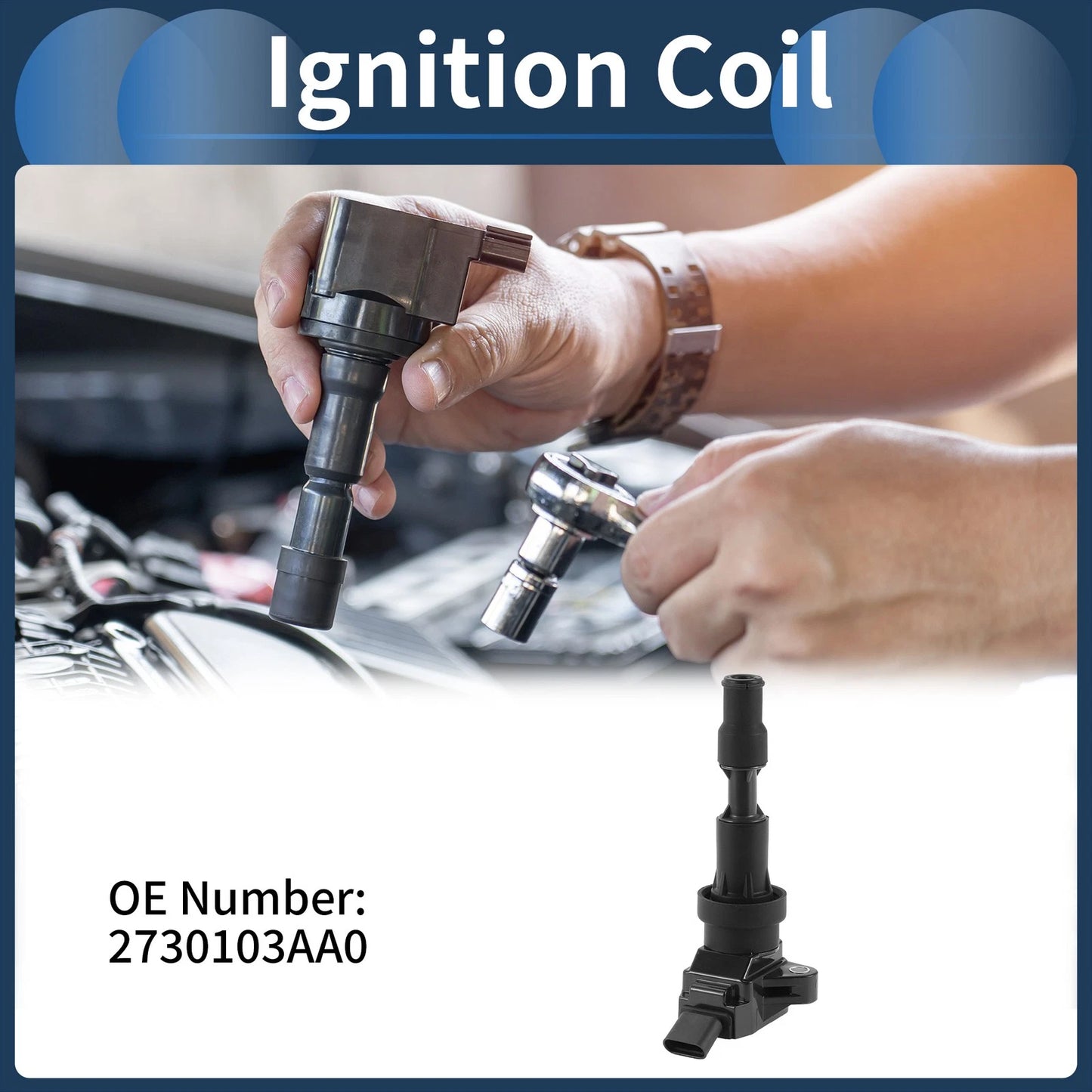 Ignition Coil Pack No. 2730103AA0 for Hyundai Elantra (2017–2020)