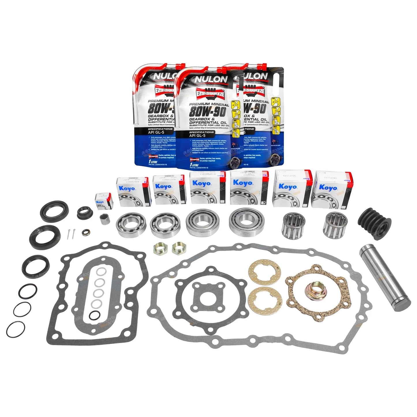 Transfer Case Bearing & Seal Rebuild Kit for Landcruiser HZJ70-HZJ75 (1990–2007)