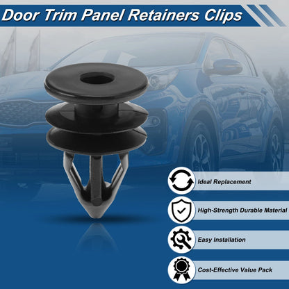 30pcs Door Trim Clips for Buick LaCrosse (2005–2009) No. 11519032 Plastic Black
