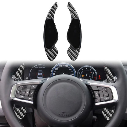 Carbon Fiber Steering Wheel Shift Paddle Shifter for Jaguar XE F-PACE XJ