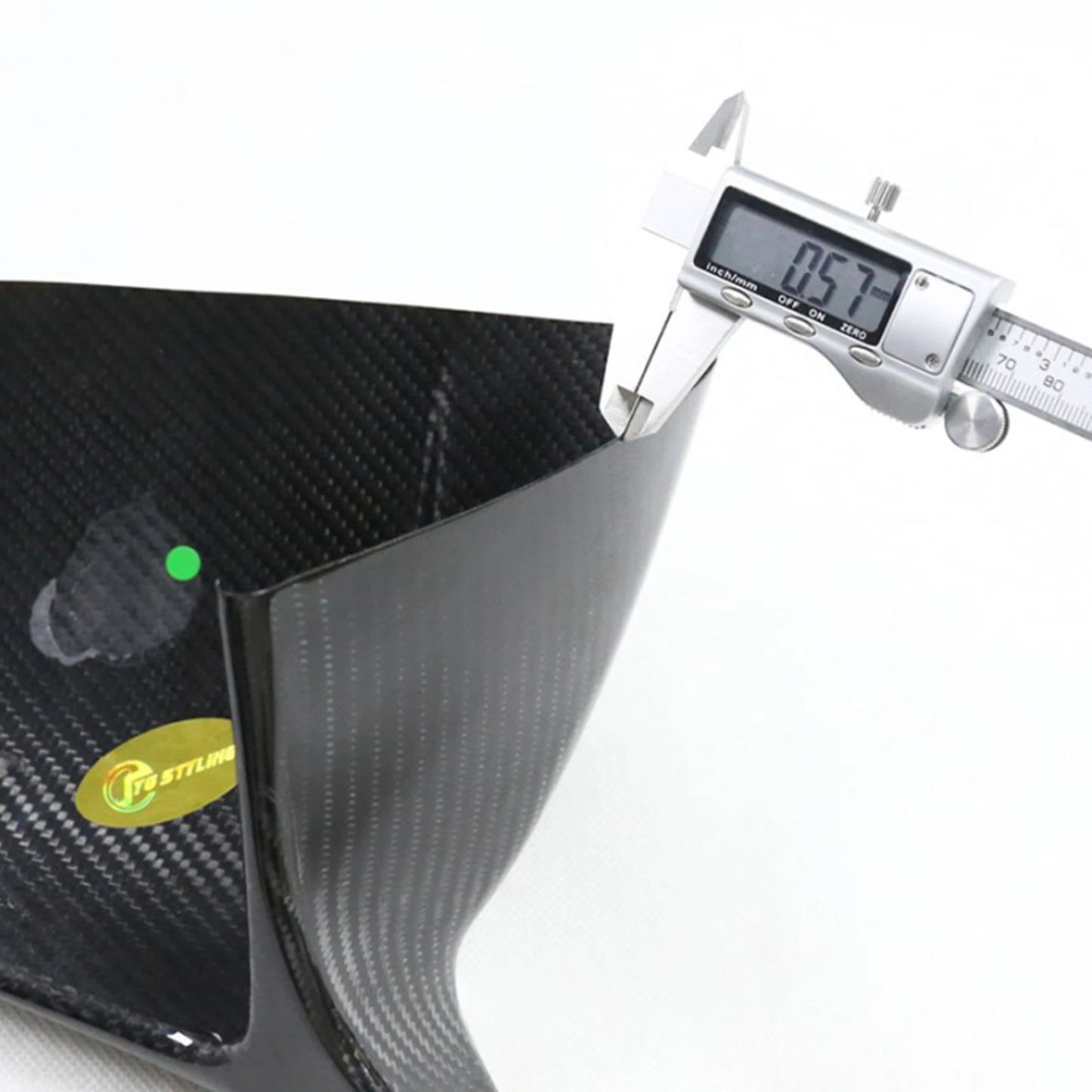 1 Pair Carbon Fiber Rear View Mirror Covers for Tesla Model Y (2020-2023)