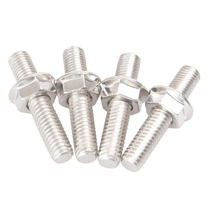 Steel Exhaust Port Studs & Nuts for Harley Sportster XL883 XL1200 Dyna (2004-2023)
